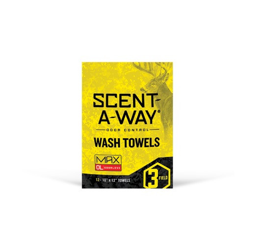 Hunters Specialties ScentAway Max Wash Towels 12-Pack