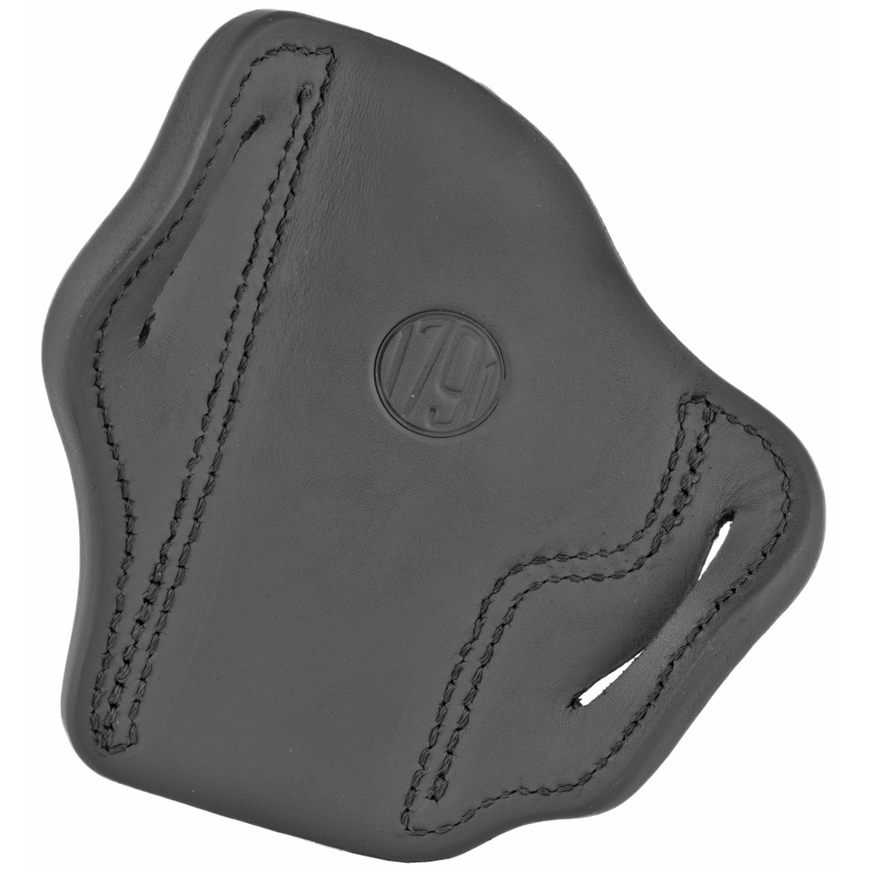 1791 Gunleather Outside Waistband Holster for Right Hand in Black Leather