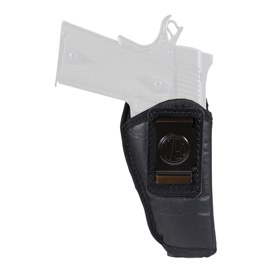 1791 Gunleather EcoCarry Inside Waistband Holster for Right Hand Black Leather