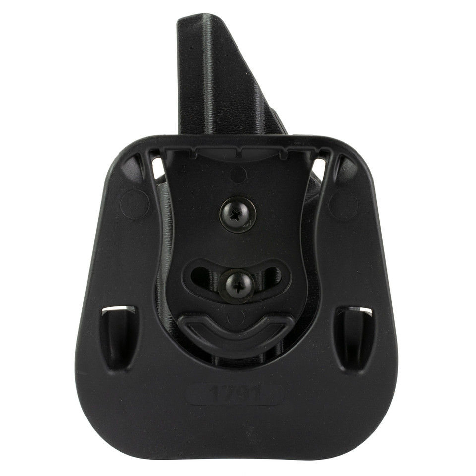 1791 Gunleather Tactical Paddle Holster for Glock 43X MOS Right Hand Black Kydex