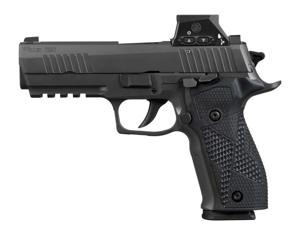 Sig Sauer Full Size 9mm Luger Pistol with ROMEO-X Optic and 4.4-Inch Barrel