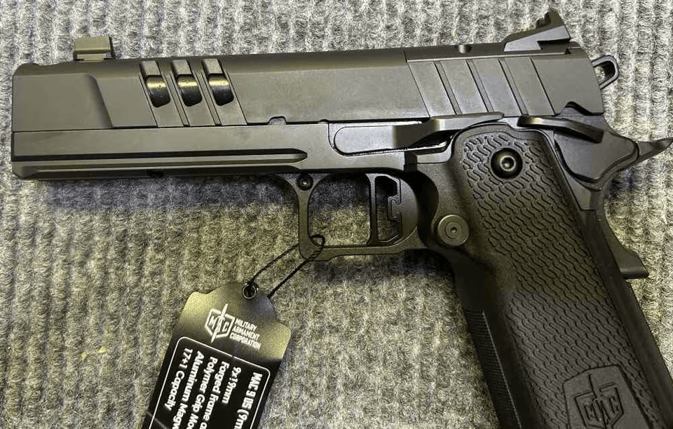 Never Fired - MAC 9 DS-D Comp Doublestack Semi-Auto Pistol w/ Two Mags- 9mm