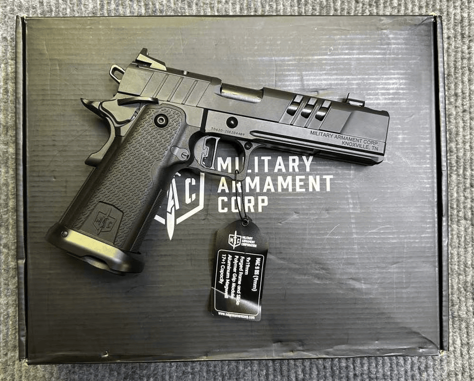 Never Fired - MAC 9 DS-D Comp Doublestack Semi-Auto Pistol w/ Two Mags- 9mm