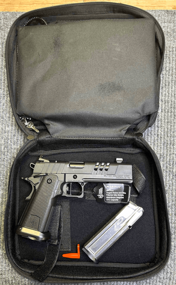 Never Fired - MAC 9 DS-D Comp Doublestack Semi-Auto Pistol w/ Two Mags- 9mm