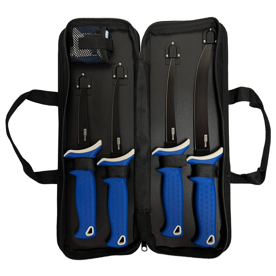 AccuSharp Fillet Knife 6-Piece Set with Sharpener and Carry Case
