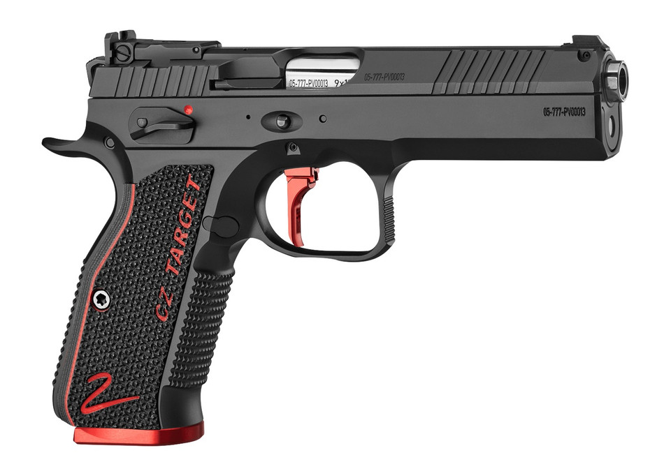 CZ Shadow 2 Target 9mm Luger Pistol with 5-inch Stainless Barrel and Optic Ready Slide