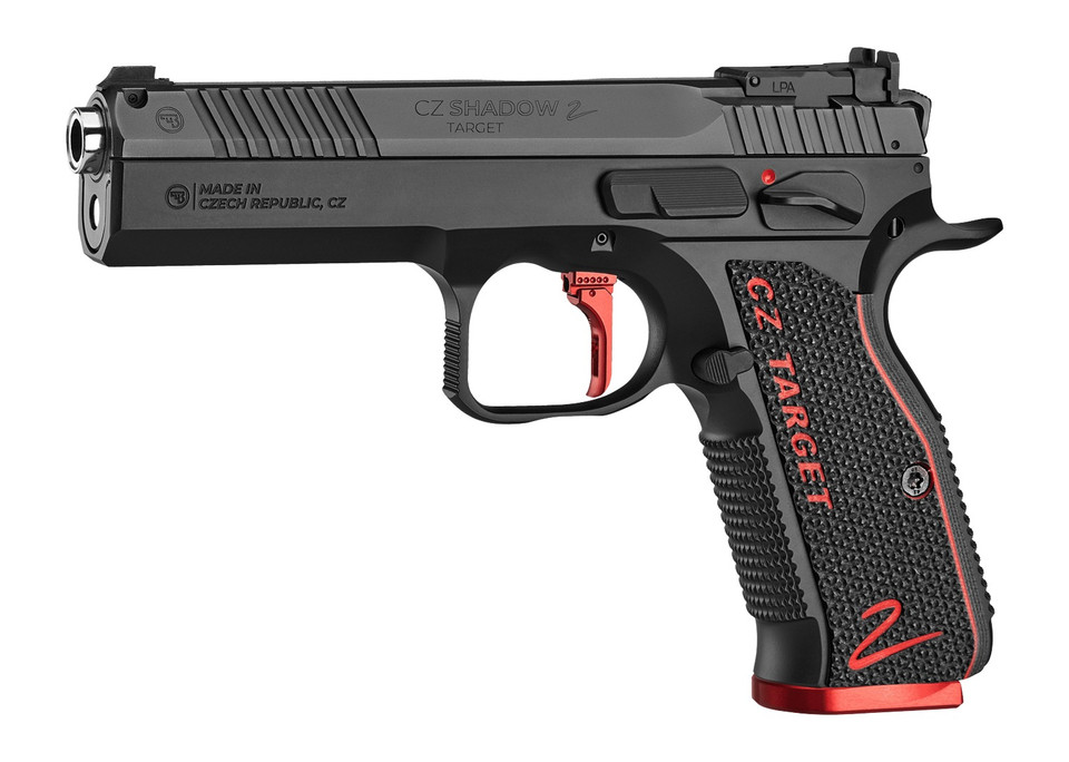 CZ Shadow 2 Target 9mm Luger Pistol with 5-inch Stainless Barrel and Optic Ready Slide
