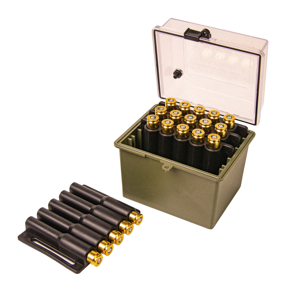 Berrys Safari Large Magnum 20-Round Clear/Ol Utility AMMO Box