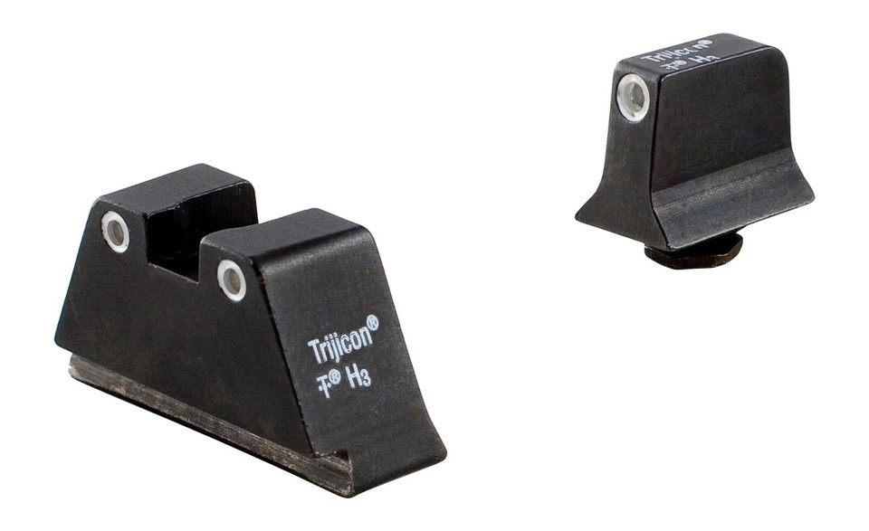 Trijicon Suppressor and Optic Height Sight Set White