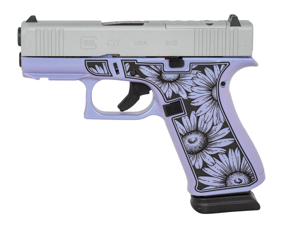 Glock G43X 9mm Luger Pistol with 3.41-inch Barrel and 15+1 Capacity