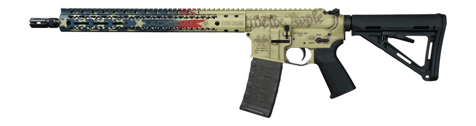 Black Rain Ordnance Spec15 250th Anniversary We The People 5.56 NATO 16-Inch Rifle 30-Round