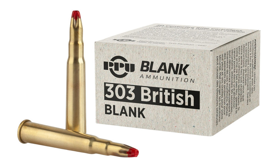 TR&Z PPU PPB3B 303 British Blank Rounds 20/25