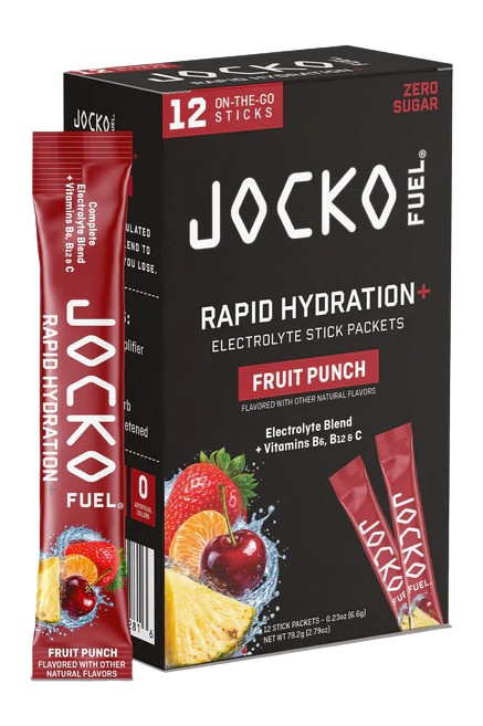 Jocko Fuel Rapid Hydration Powder Fruit Punch 12-Pack