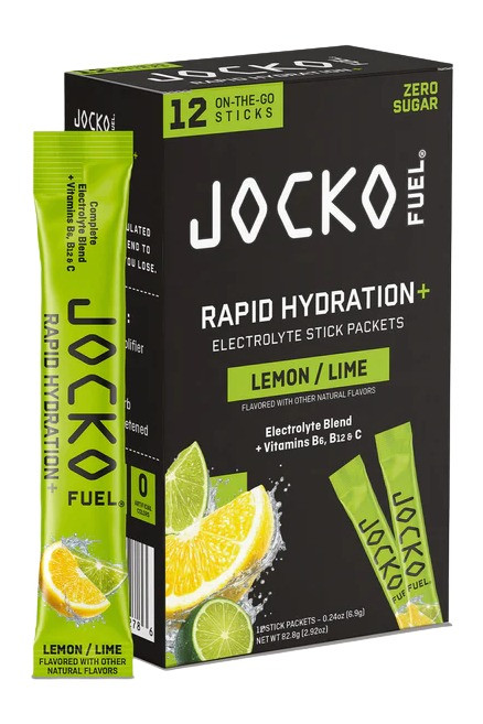 Jocko Fuel Rapid Hydration Powder Lemon Lime 12-Pack
