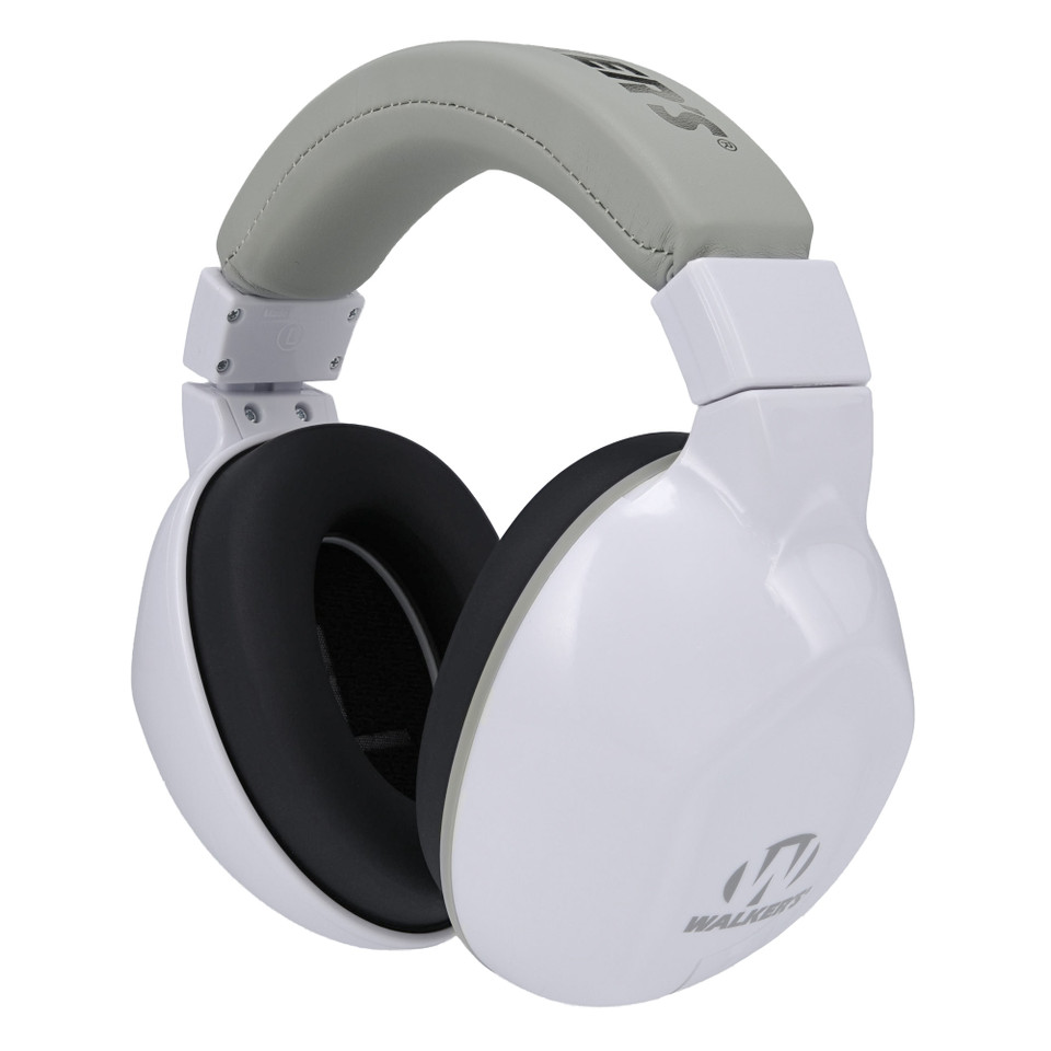 Walker's Boomies Ear Muffs for Kids / White
