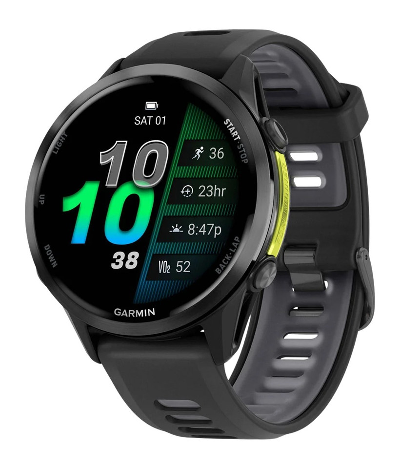 Garmin Forerun 970 Black / Amber Yellow Watch Band
