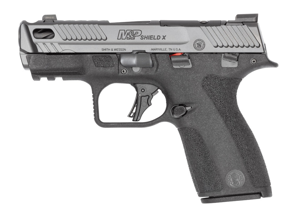 Smith & Wesson M&P Shield X Carry Compact 9mm Pistol / Optic Cut / Reversible Magazine Catch