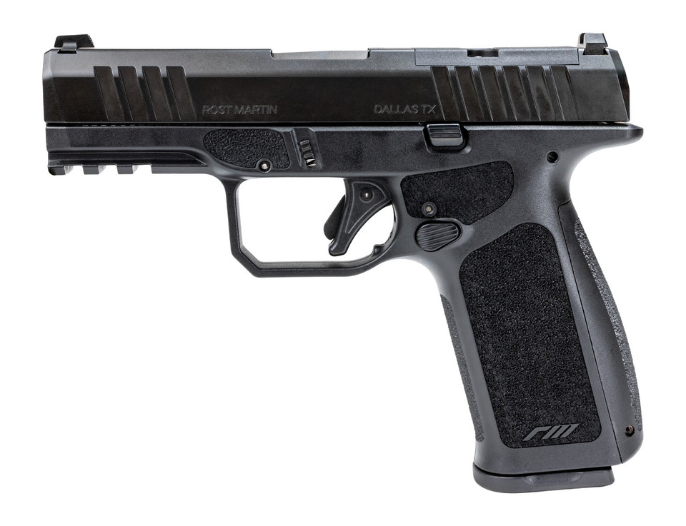 Rost Martin 9mm Striker Fire Handgun / Optic Ready Slide / Interchangeable Backstraps