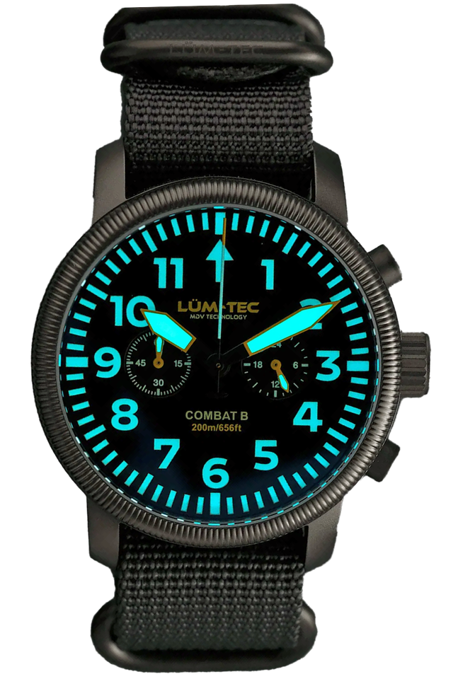 LÜM-TEC Combat B64 Chronograph Watch – Limited Edition