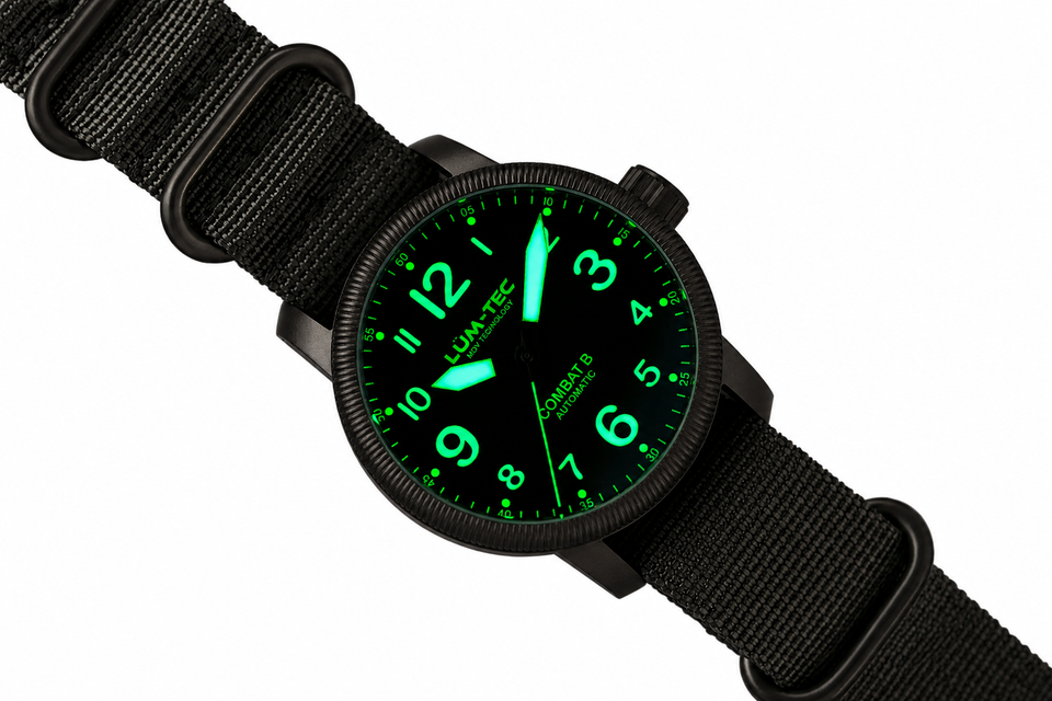 LÜM-TEC Combat B69 Automatic Gunmetal PVD Watch – Limited Edition
