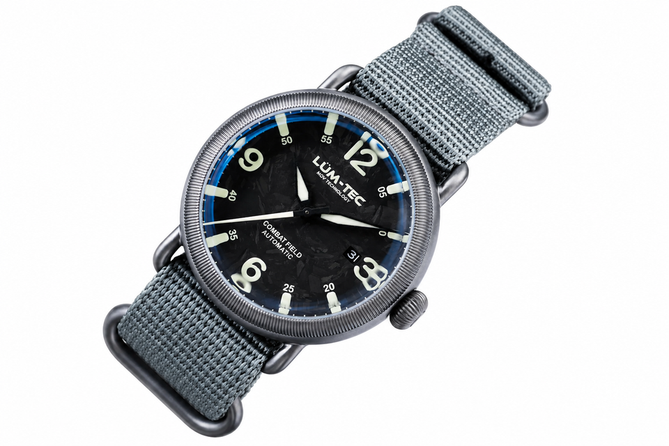 LÜM-TEC Combat Field X4 Titanium Automatic Watch – Limited Edition