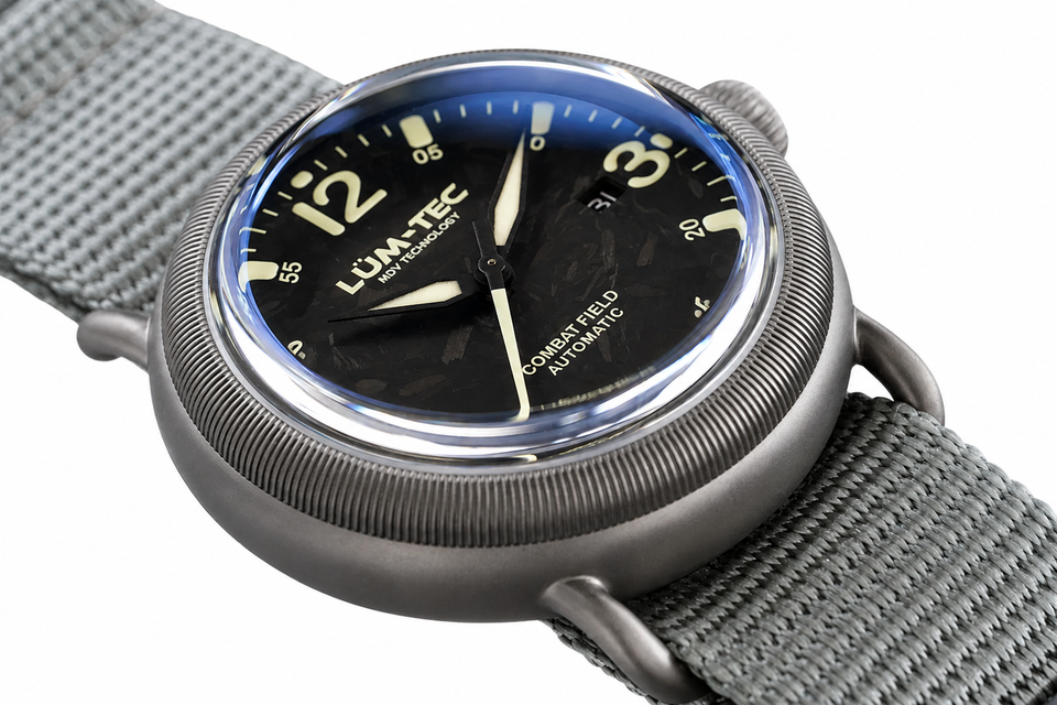 LÜM-TEC Combat Field X4 Titanium Automatic Watch – Limited Edition