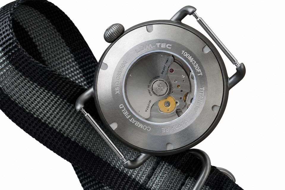 LÜM-TEC Combat Field X6 Titanium True GMT Automatic Watch – Limited Edition