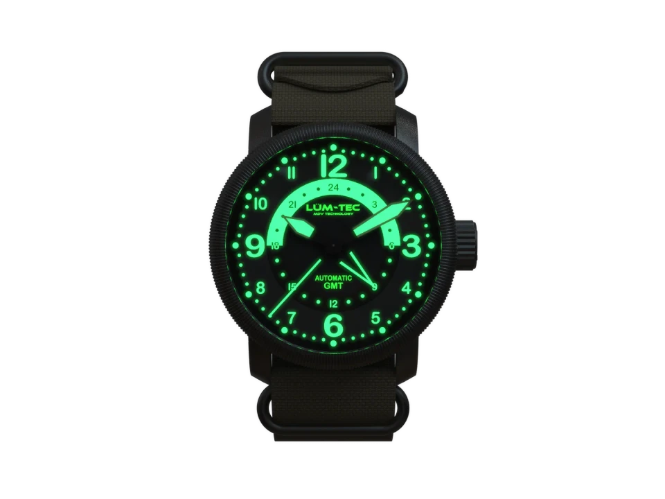LÜM-TEC Combat B74 39mm True GMT Automatic Watch – Limited Edition Pre-Order