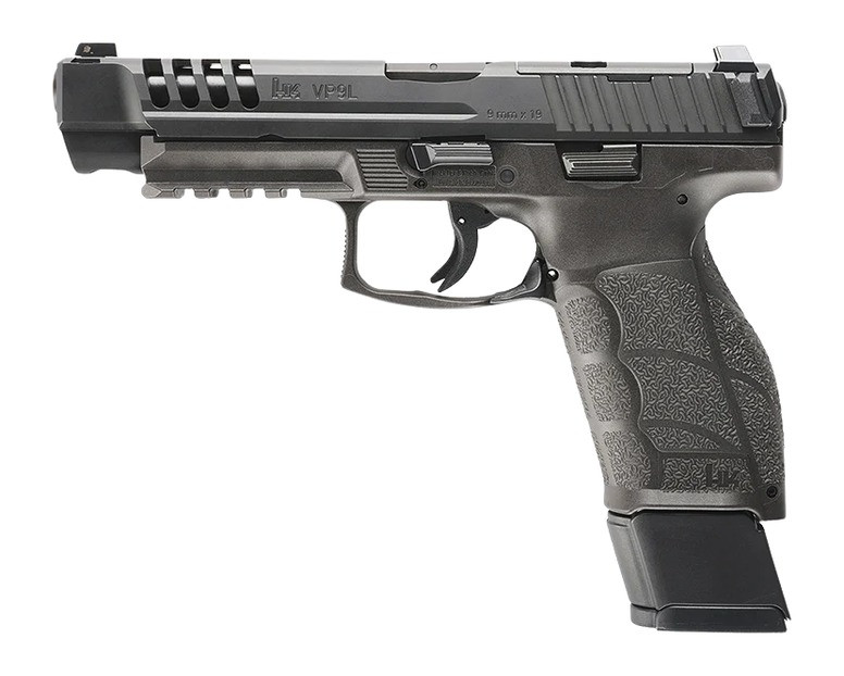 HK VP9A1 L Full Size 9mm 5" Optic Cut Pistol 15-Round Black