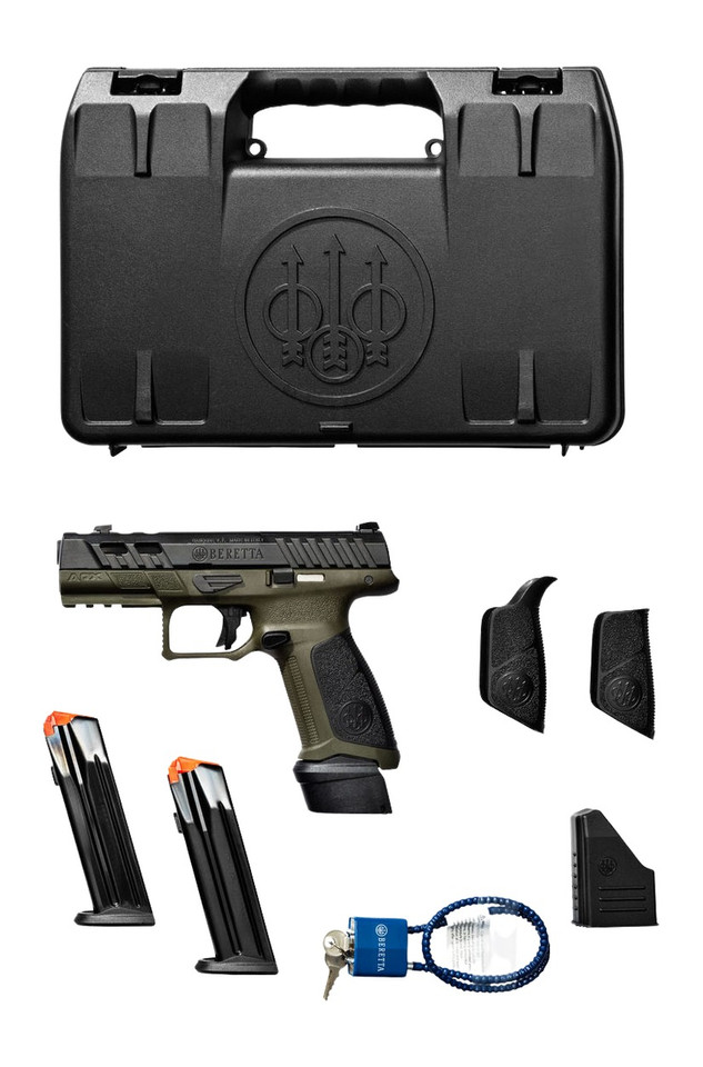 Beretta APX A1 Full Size 9mm Ported Optic Ready Pistol OD Green 15-Round