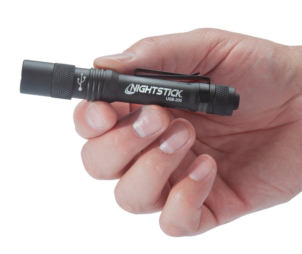 Bayco USB-200 Metal USB Flashlight