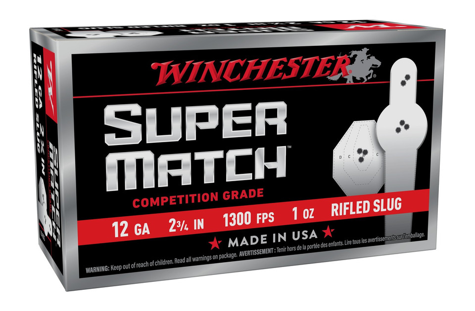 Winchester Ammo Super-X 12 Gauge 1 oz Rifled Slug 10 Rounds