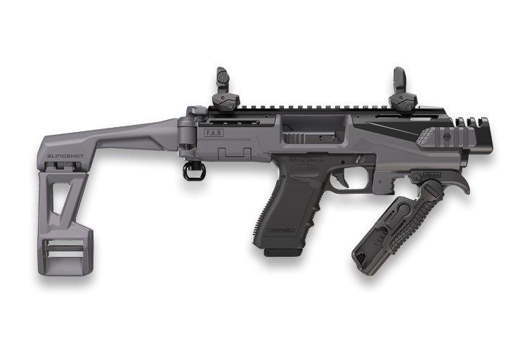 FAB Defense FXK Scout Advanced Conversion Kit with Brace for Glock 17/19 Gray