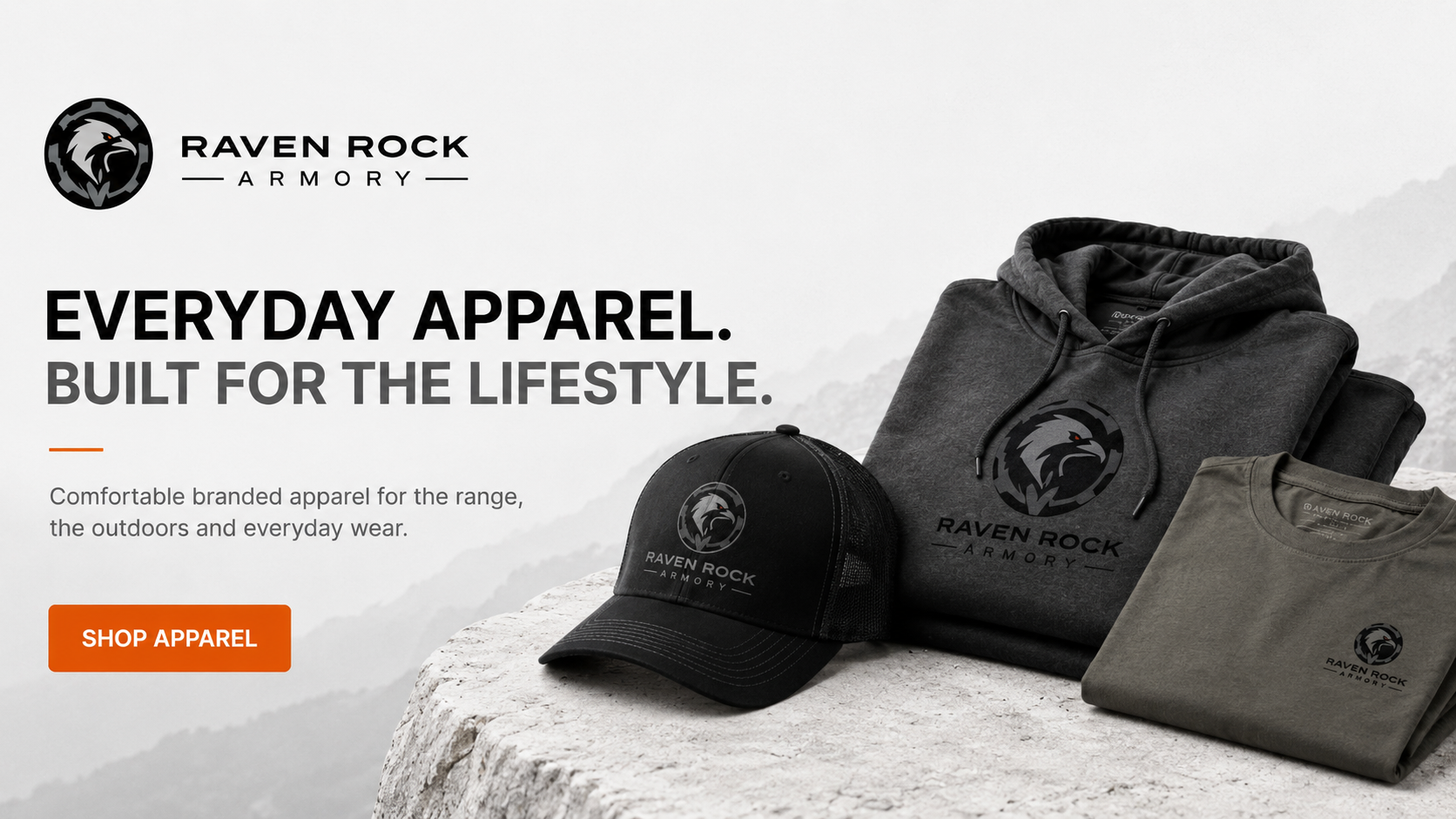 Apparel hats shirts gloves outerwear and range clothing