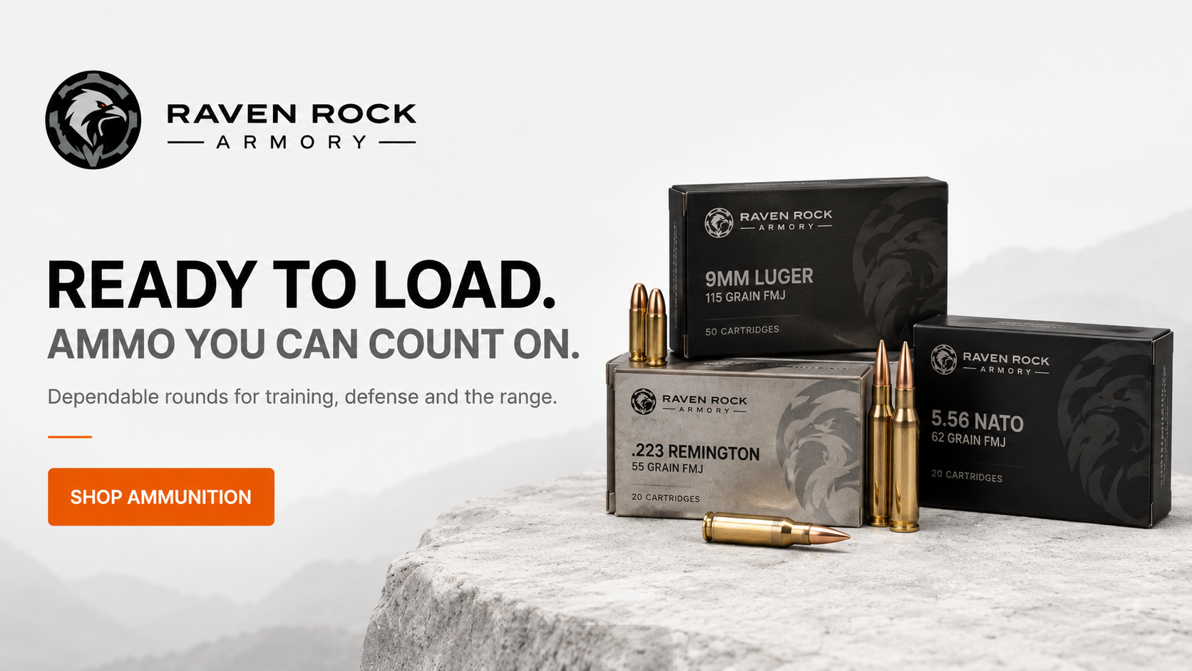 Ammunition including handgun rifle shotgun rimfire and bulk ammo