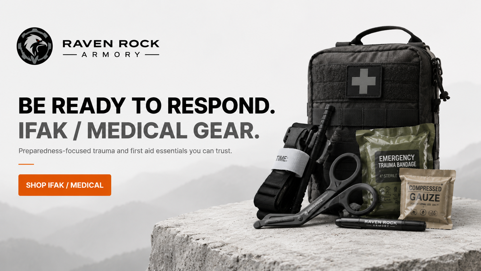 IFAK medical kits trauma supplies and emergency preparedness gear