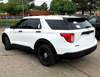New 2022 Ford (Explorer) Police Interceptor PI Utility V6 Gas Engine AWD For Sale, White, Ready to be Built as a Slick-Top Admin Pkg, Turnkey FPIU + Delivery, Choose Your LED Lighting Colors, D127