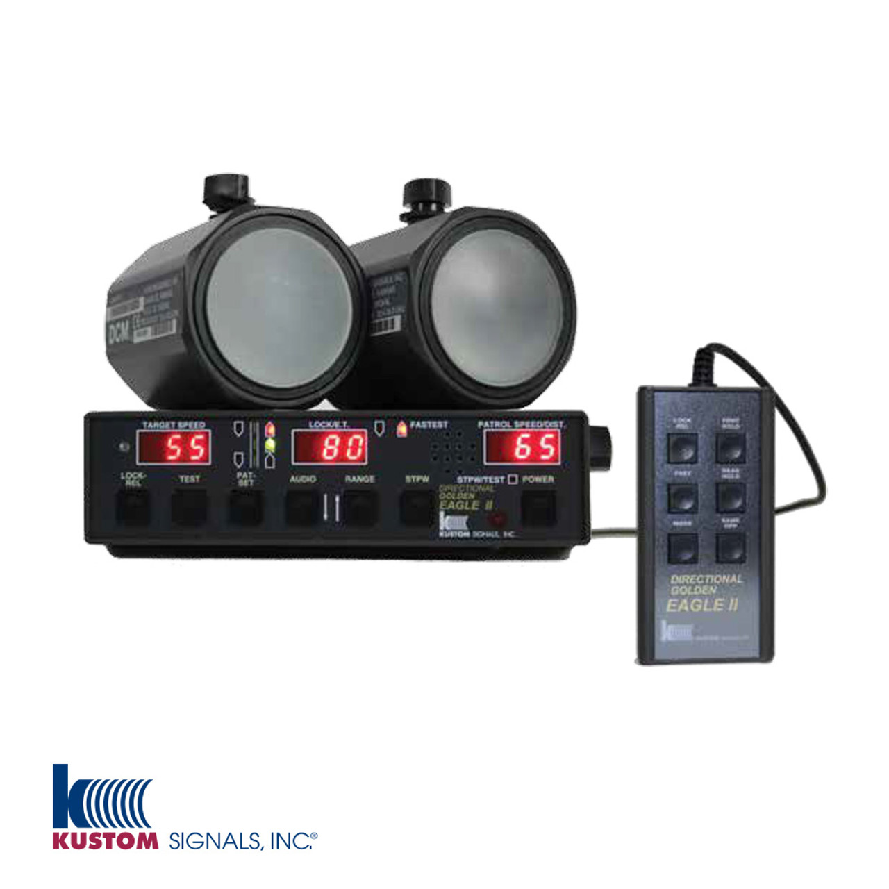 Kustom Signals Directional Golden Eagle Ii Ka Band Dcm Dash Mount Police Radar Single Or Dual Antenna