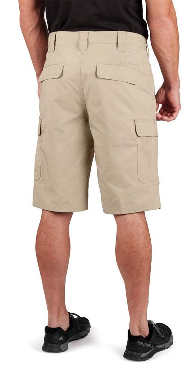 polyester khaki shorts