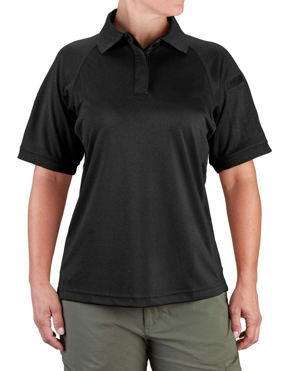 womens tan polo shirt