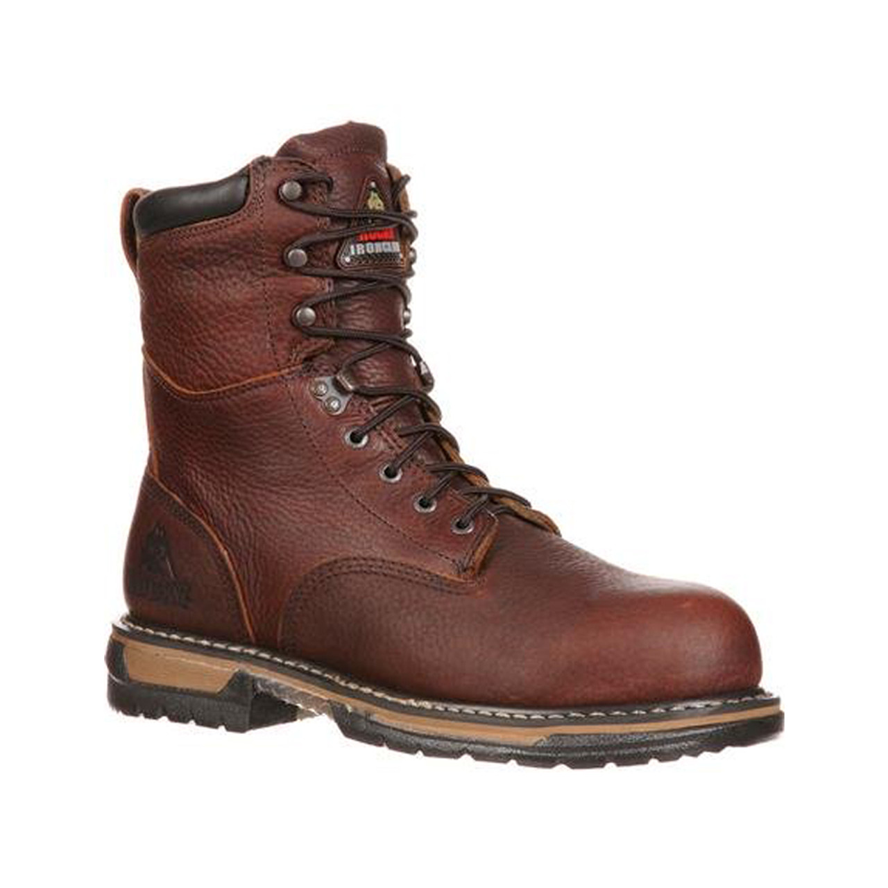 steel toe wide width work boots