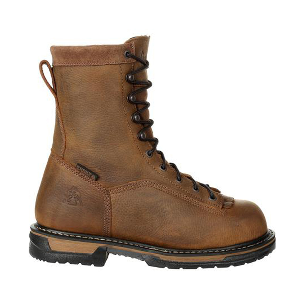 steel toe wide width work boots