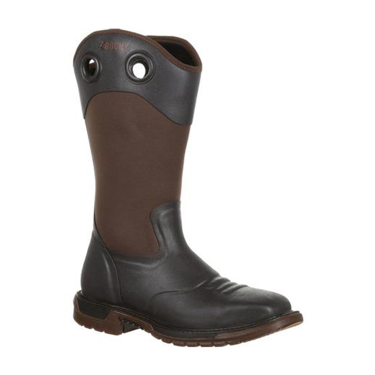 steel toe slip resistant rubber boots