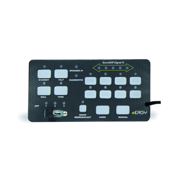 SoundOff nERGY 400 Remote Siren and Light Controller with Buttons and ...