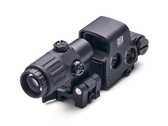 EO-Tech HSS-GRN Holographic Hybrid Sight Green, For daylight target acquisition, STS Mount, 3X magnifier, CR123 Battery