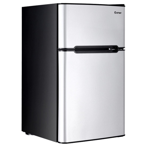 3.2 cu ft. Compact Stainless Steel Refrigerator-Gray - Color: Gray D681-EP22672GR