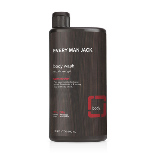 Every Man Jack Wash, Cedarwood (1x16.9 OZ) G240-B-46440-1PK