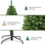 6/7.5/9ft Premium Artificial Hinged PVC Christmas Tree with Metal Stand