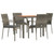 Garden Dining Set Gray PE rattan Modular Garden Dining Set A949-3184994