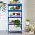 Heavy Duty 60 inch Adjustable 5-Shelf Metal Storage Rack in Navy Blue Q280-BTAAB6088